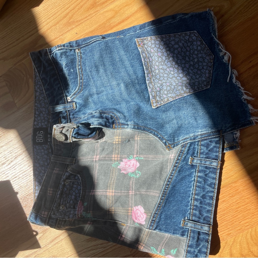 BDG Blue Denim Shorts